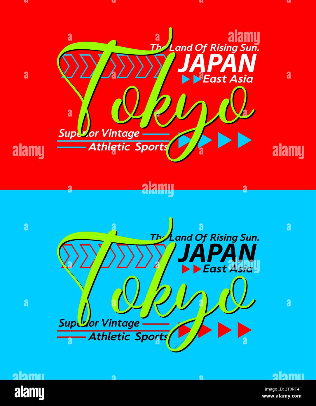 Tokyo Urban calligraphie typeface Superior vintage, typographie, pour t-shirt, affiches, étiquettes, etc Illustration de Vecteur