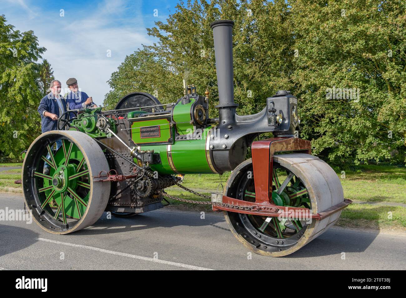 Aveling et porter Road RollerE Banque D'Images