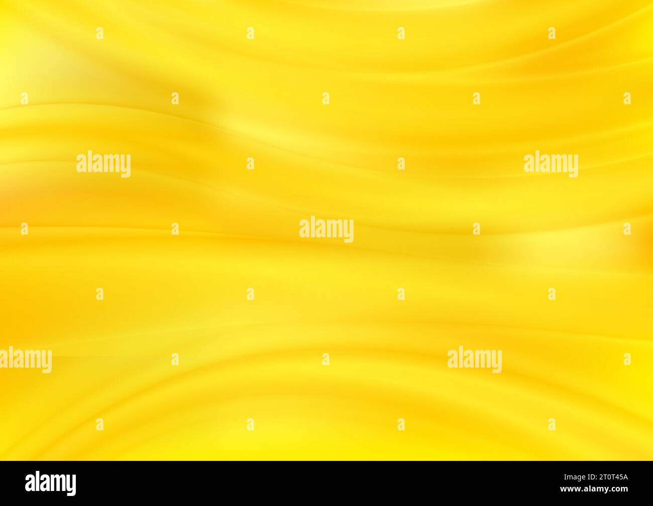 Fond abstrait d'ondes floues lisses jaune vif Illustration de Vecteur