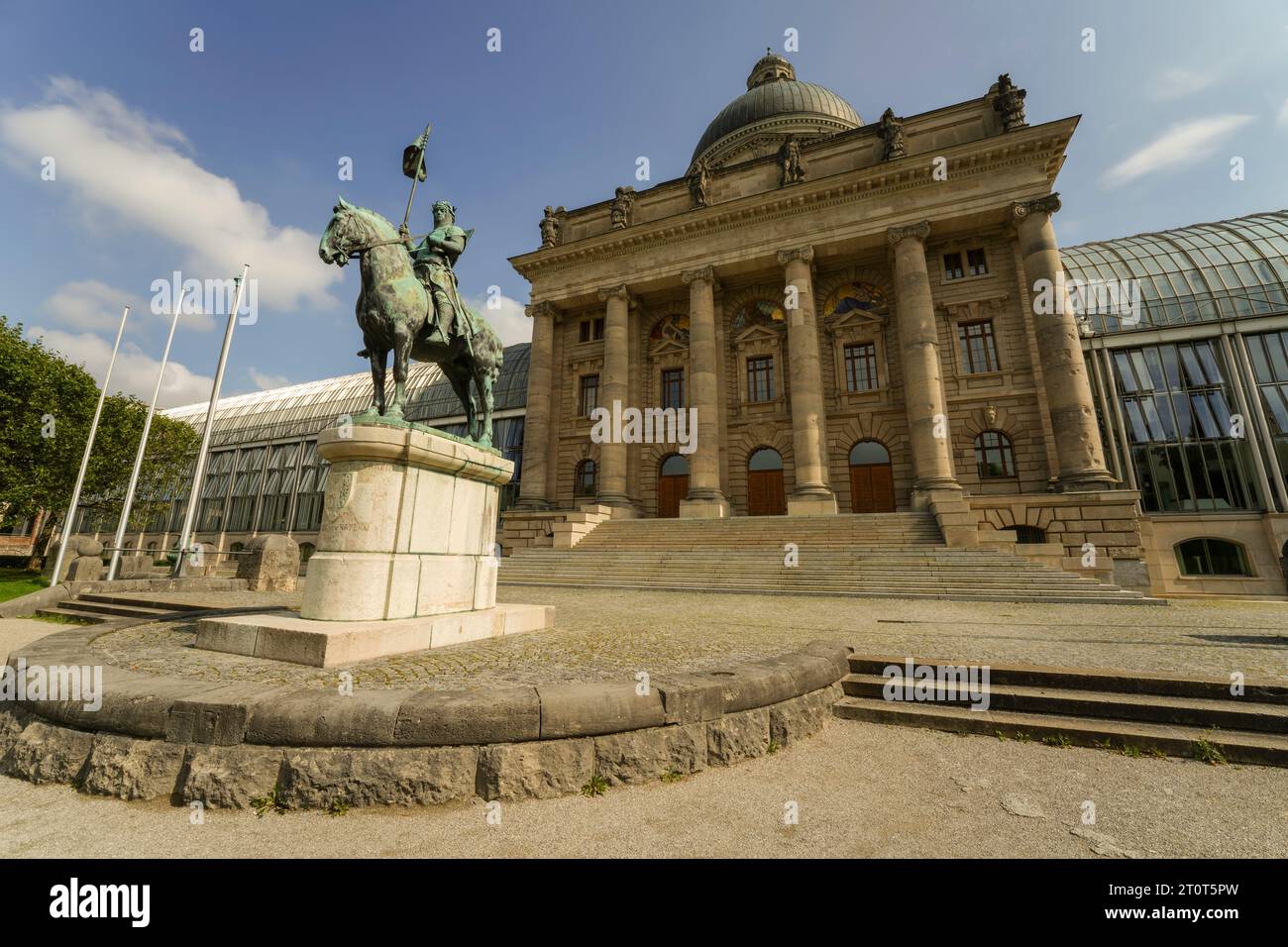 Munich, Allemagne, UE -sept. 14, 2023. La chancellerie d'État bavaroise, Bayerische Staatskanzlei, est le bâtiment du gouvernement du ministre-président Banque D'Images