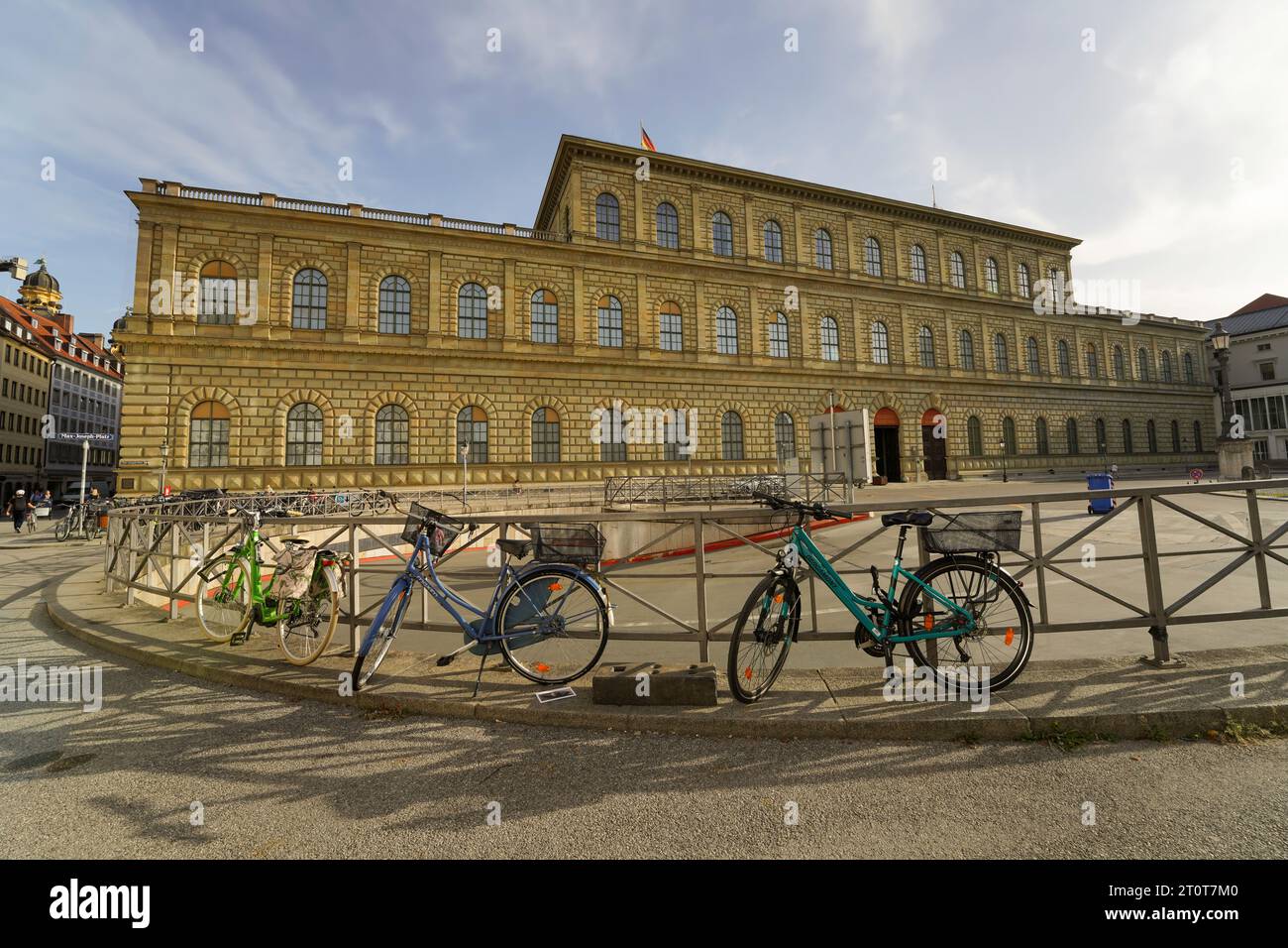 Munich, Allemagne, Europe - 18 septembre 2023. La Residenz dans le centre de Munich, la Résidence de Munich, est un ancien palais royal des monarques de Bavière. Banque D'Images