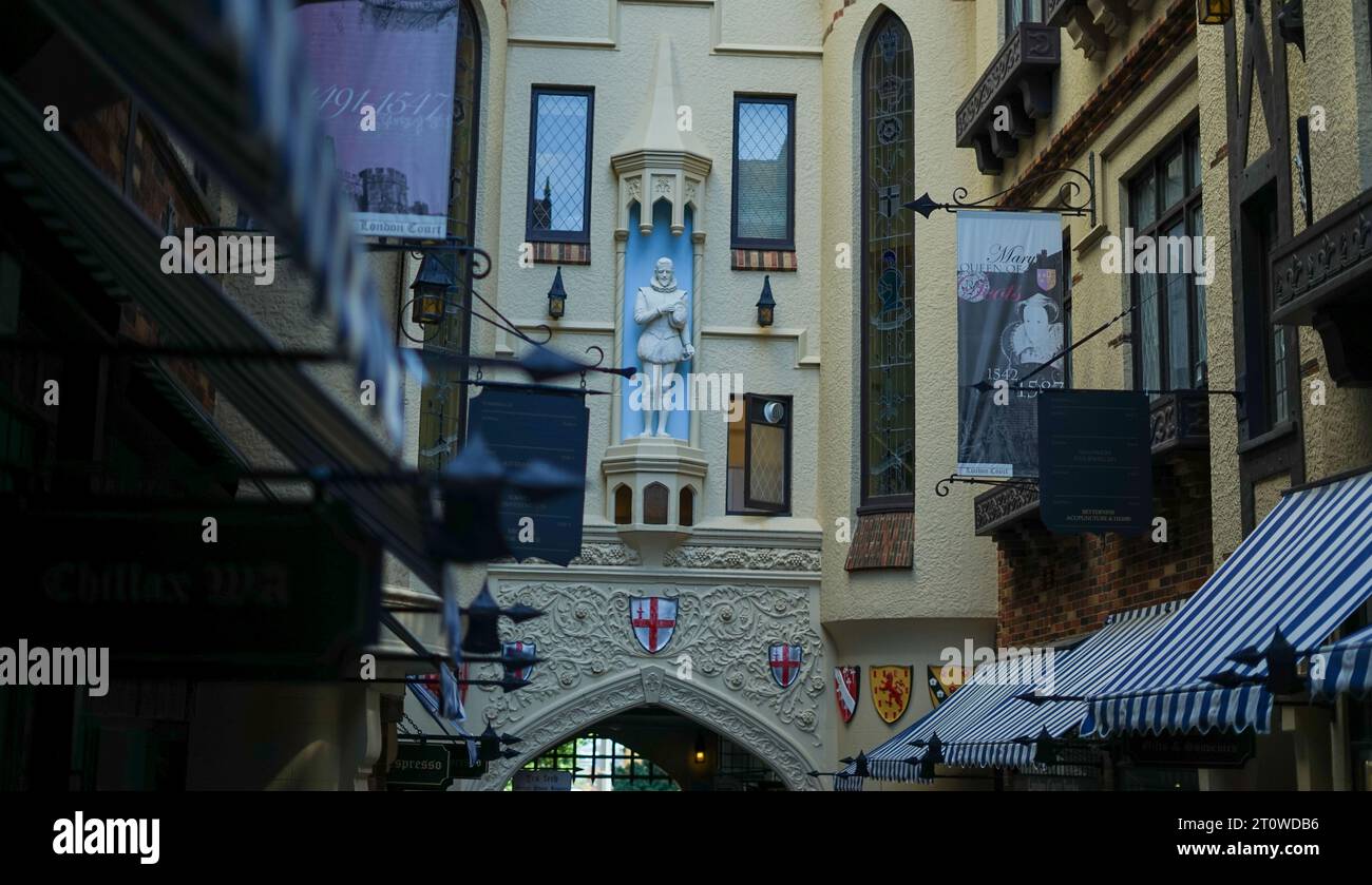 Une vue de London court dans le centre de Perth, Australie occidentale Banque D'Images