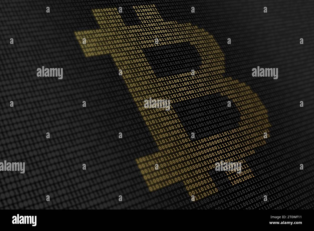 Big Data et crypto-monnaies Banque D'Images