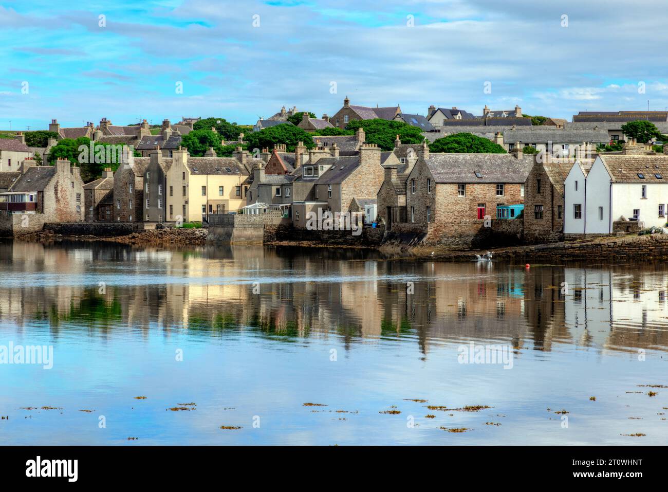 St Margaret's Hope est un charmant village de pêcheurs des Orcades, en Écosse. Banque D'Images