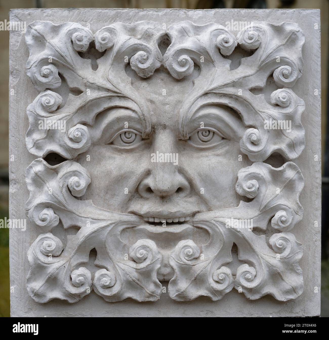 The Green Man, York Minster, Archidiocèse de York, Angleterre, Royaume-Uni Banque D'Images
