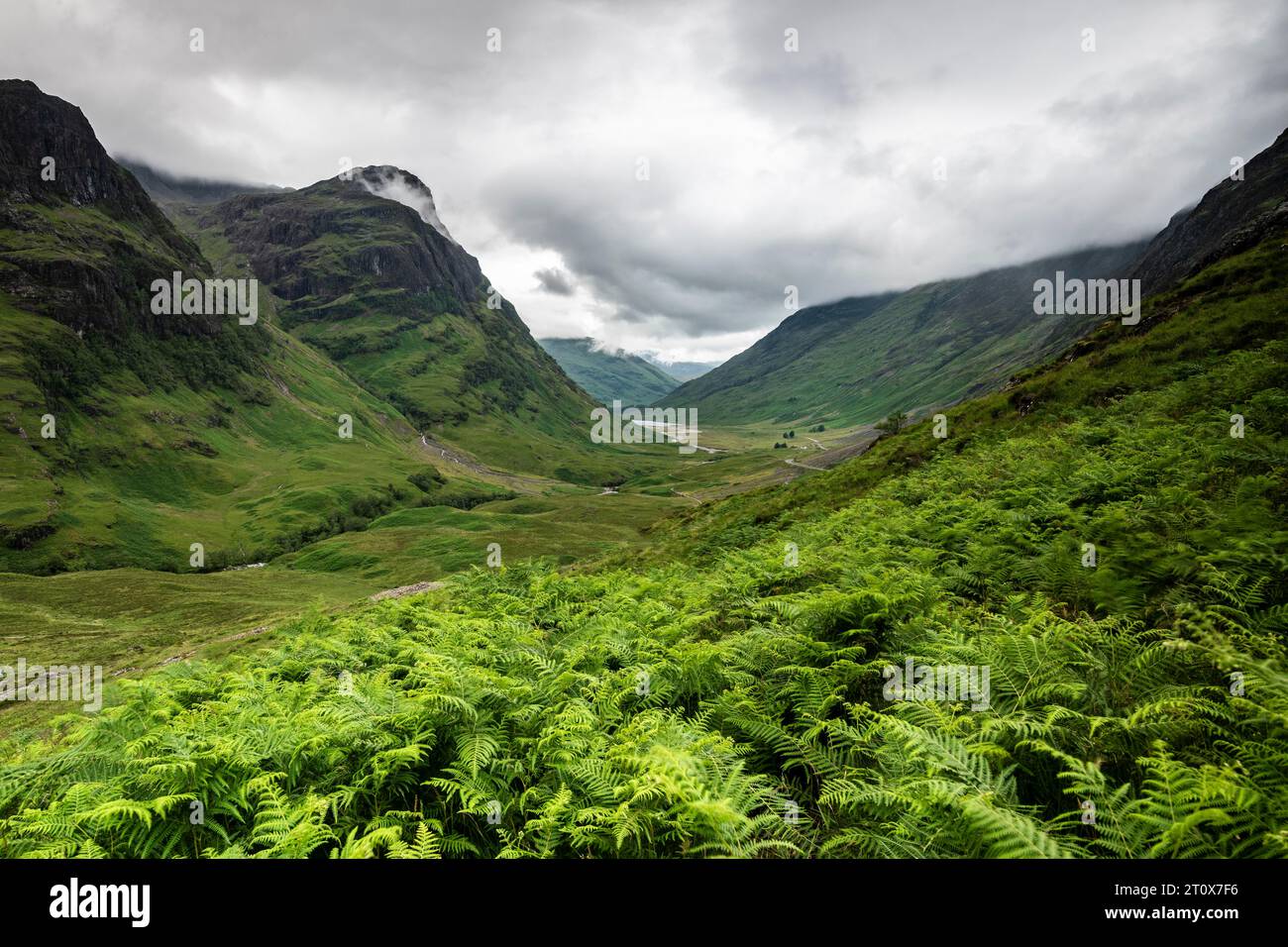 Vallée de Glencoe, West Highlands, Écosse, Royaume-Uni Banque D'Images