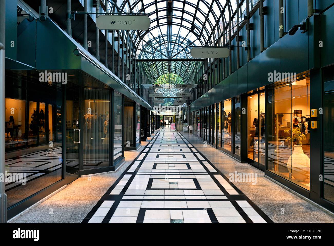 Calwer passage, centre commercial, centre commercial, couvert, Stuttgart, Baden-Wuerttemberg, Allemagne Banque D'Images