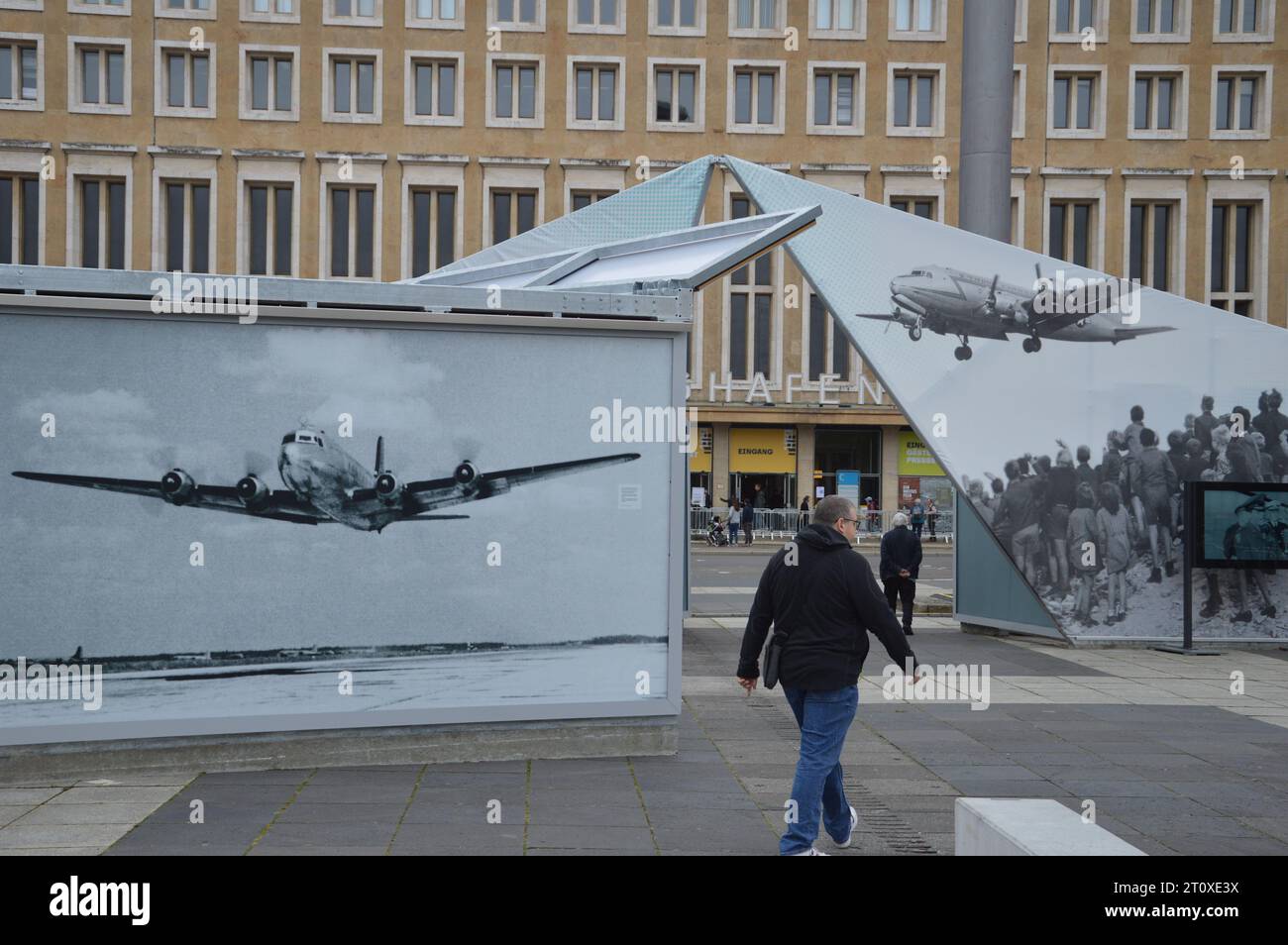 Berlin, Allemagne - 7 octobre 2023 - l'aéroport Tempelhof célèbre son centenaire. (Photo de Markku Rainer Peltonen) Banque D'Images