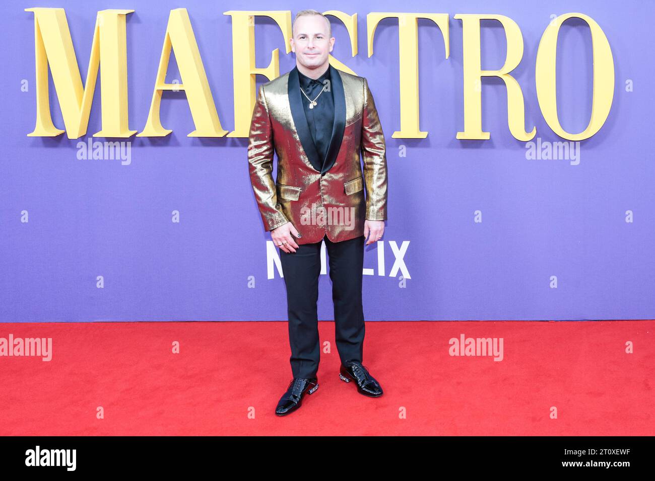 Londres, Royaume-Uni. 09 octobre 2023. Yannick Nézet-Séguin (Consultant direction d'orchestre) . Arrivée sur tapis rouge à la première du BFI London film Festival pour le film 'Maestro'. Crédit : Imageplotter/EMPICS/Alamy Live News Banque D'Images