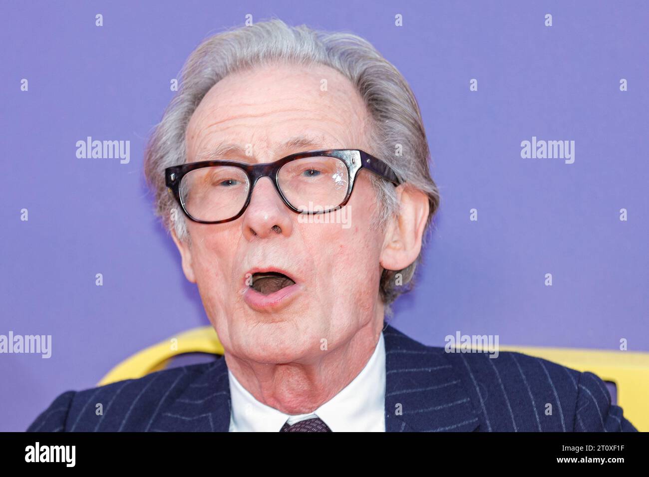 Londres, Royaume-Uni. 09 octobre 2023. Bill Nighy, acteur britannique. Arrivée sur tapis rouge à la première du BFI London film Festival pour le film 'Maestro'. Crédit : Imageplotter/EMPICS/Alamy Live News Banque D'Images