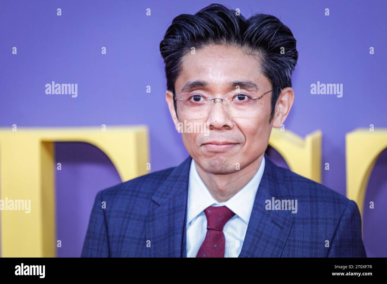 Londres, Royaume-Uni. 09 octobre 2023. Kazu Hiro (Make Up Designer). Arrivée sur tapis rouge à la première du BFI London film Festival pour le film 'Maestro'. Crédit : Imageplotter/EMPICS/Alamy Live News Banque D'Images