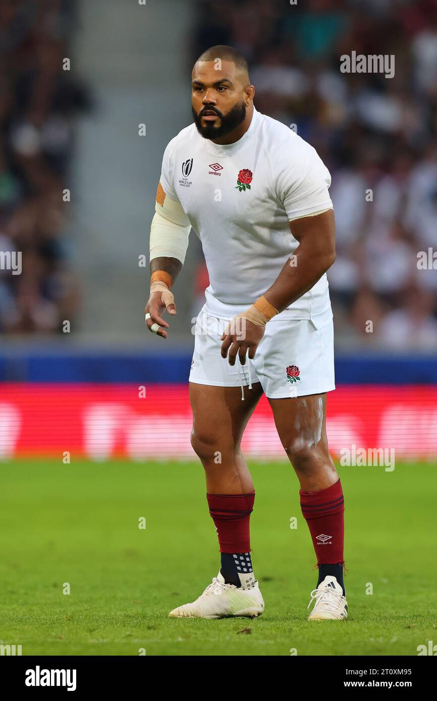 Lille, France. 7 octobre 2023. Kyle Sinckler d'Angleterre lors du match de la coupe du monde de rugby 2023 au Stade Pierre Mauroy, Lille. Le crédit photo devrait être : Paul Thomas/Sportimage crédit : Sportimage Ltd/Alamy Live News Banque D'Images