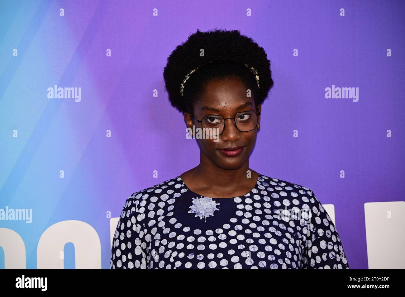 Royal Festival Hall, Londres, Royaume-Uni. 9 octobre 2023. Les invités assistent à Priscilla - 67th BFI London film Festival 2023, Londres, Royaume-Uni. Crédit : Voir Li/Picture Capital/Alamy Live News Banque D'Images