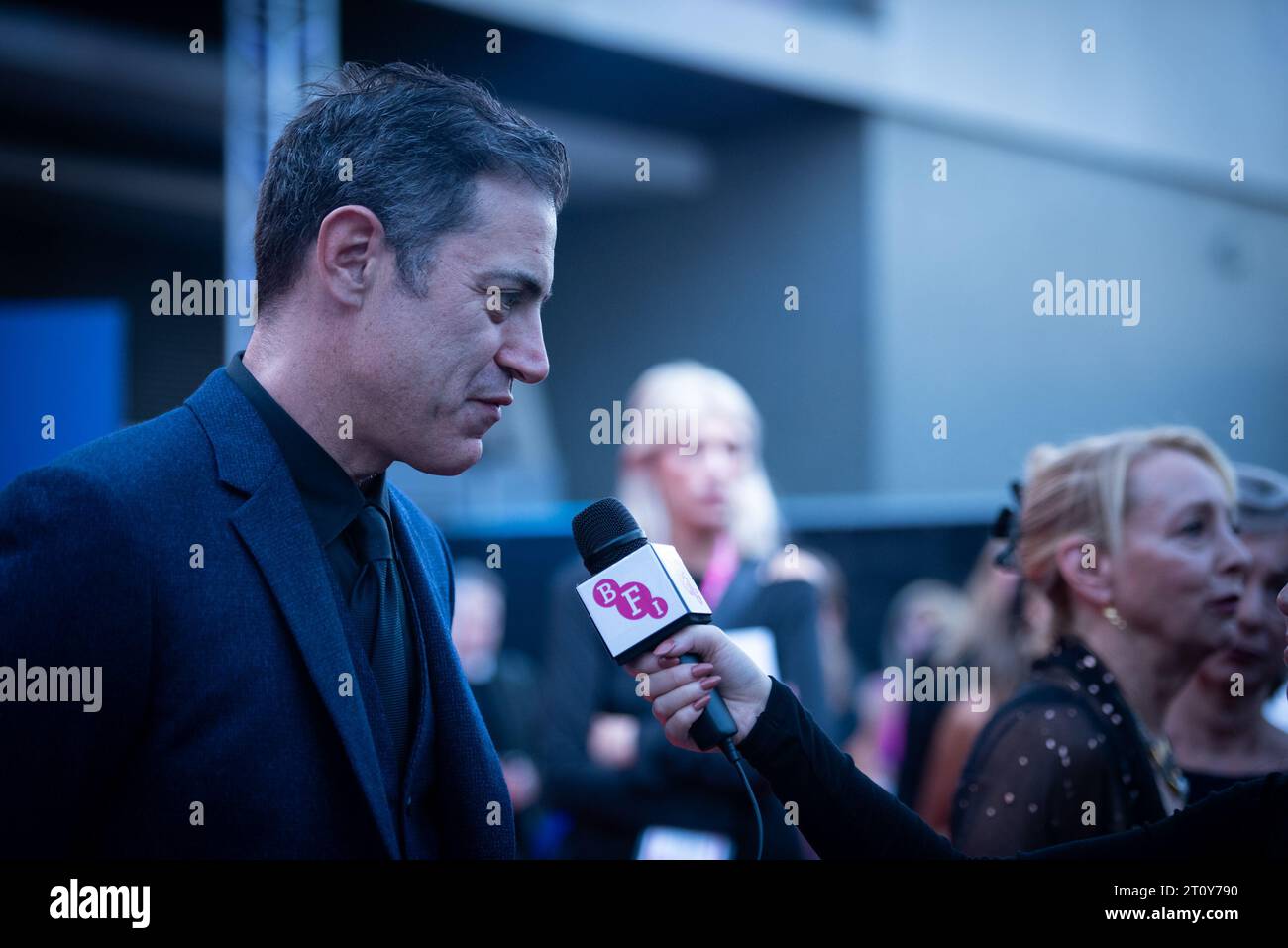 Londres, Royaume-Uni. 09 octobre 2023. Josh Singer assiste à la première du gala « Maestro » Headline lors du 67e BFI London film Festival au Royal Festival Hall. (Photo de Loredana Sangiuliano/SOPA Images/Sipa USA) crédit : SIPA USA/Alamy Live News Banque D'Images