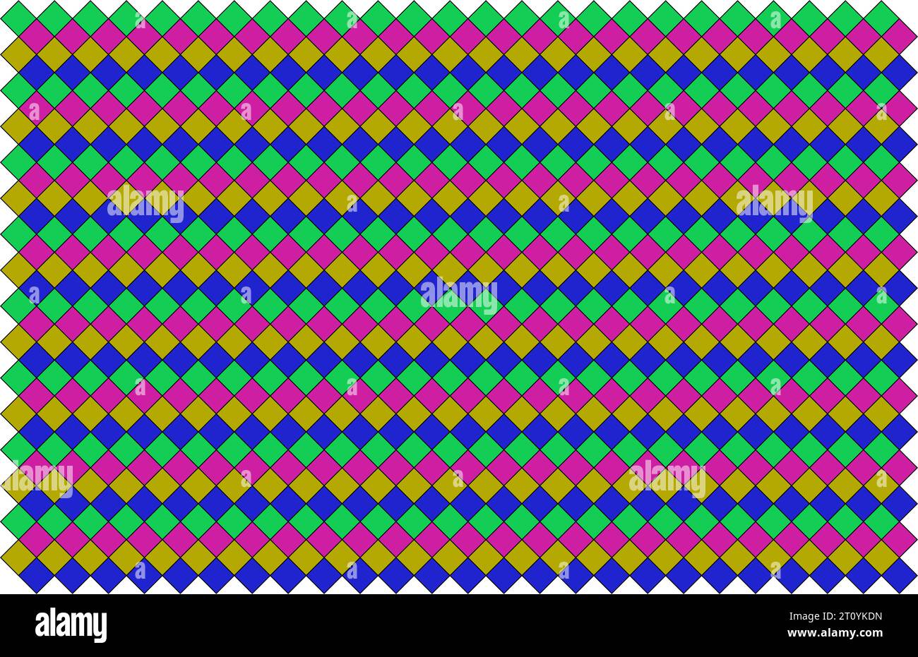 Texture de fond de mur de Dimond abstrait avec illustrateur vectoriel géométrique. Thème de couleur de maille de clôture de fil carré. motif à mailles carrées. Illustration de Vecteur