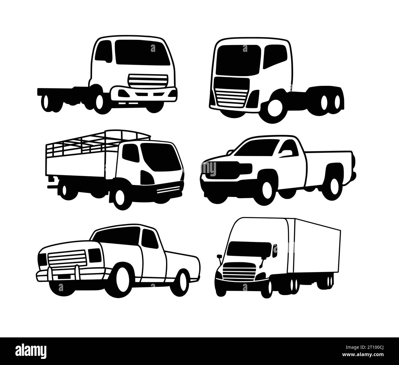 silhouette de transport de voiture Illustration de Vecteur