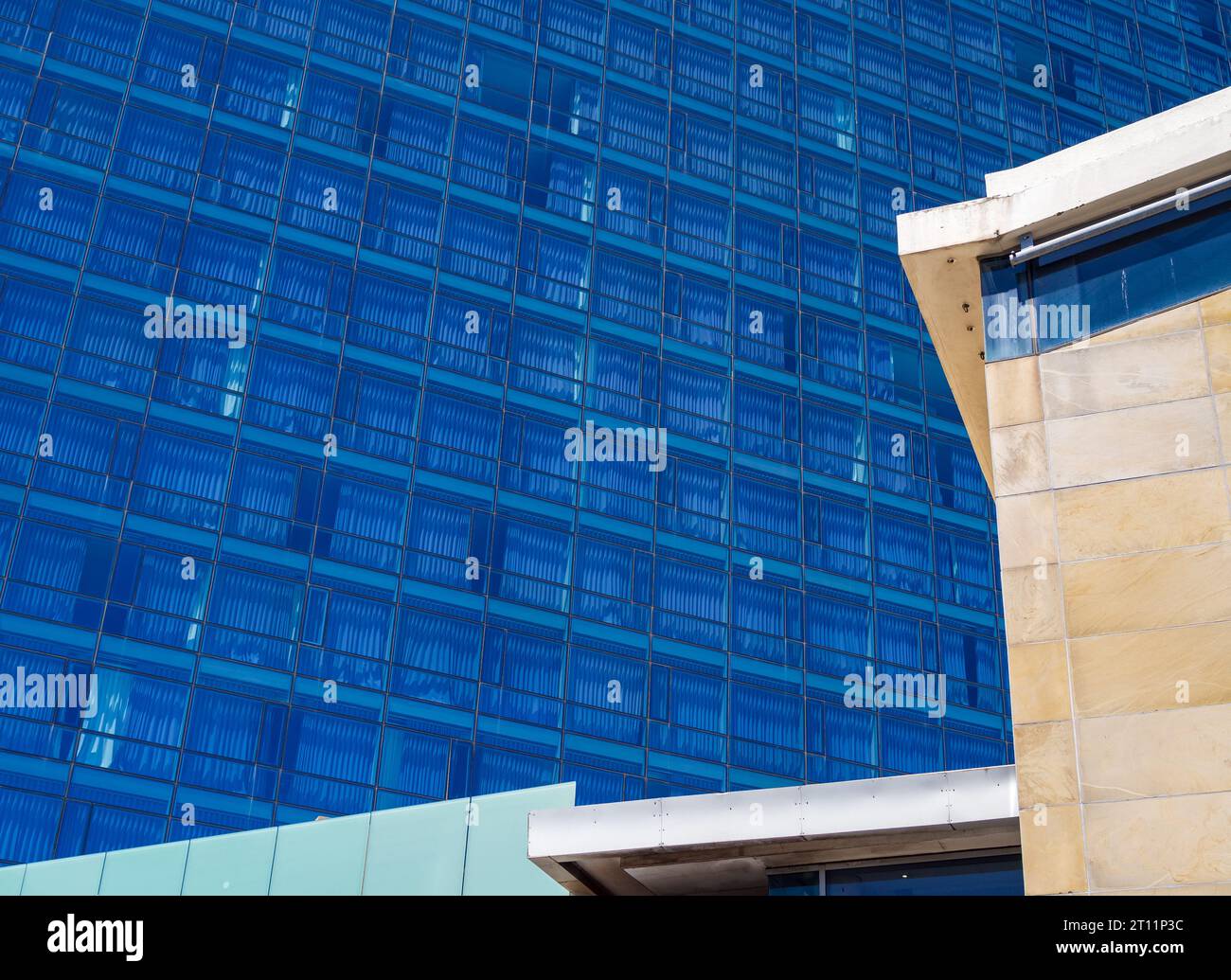 Photographie abstraite de bâtiment, Cape Town. Banque D'Images