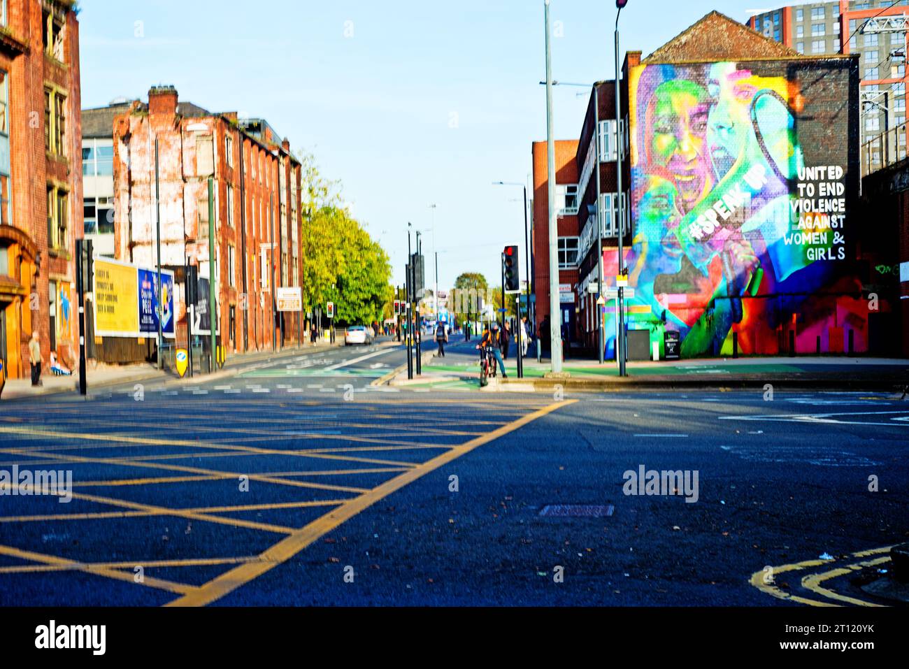 York Street Leeds, Angleterre Banque D'Images