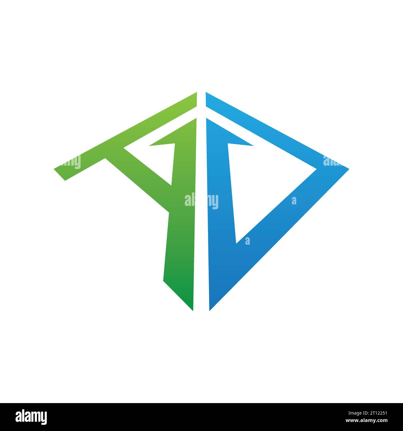 Logo PUBLICITAIRE, monogramme PUBLICITAIRE, logo publicitaire initial, lettre logo publicitaire, icône, vecteur Illustration de Vecteur