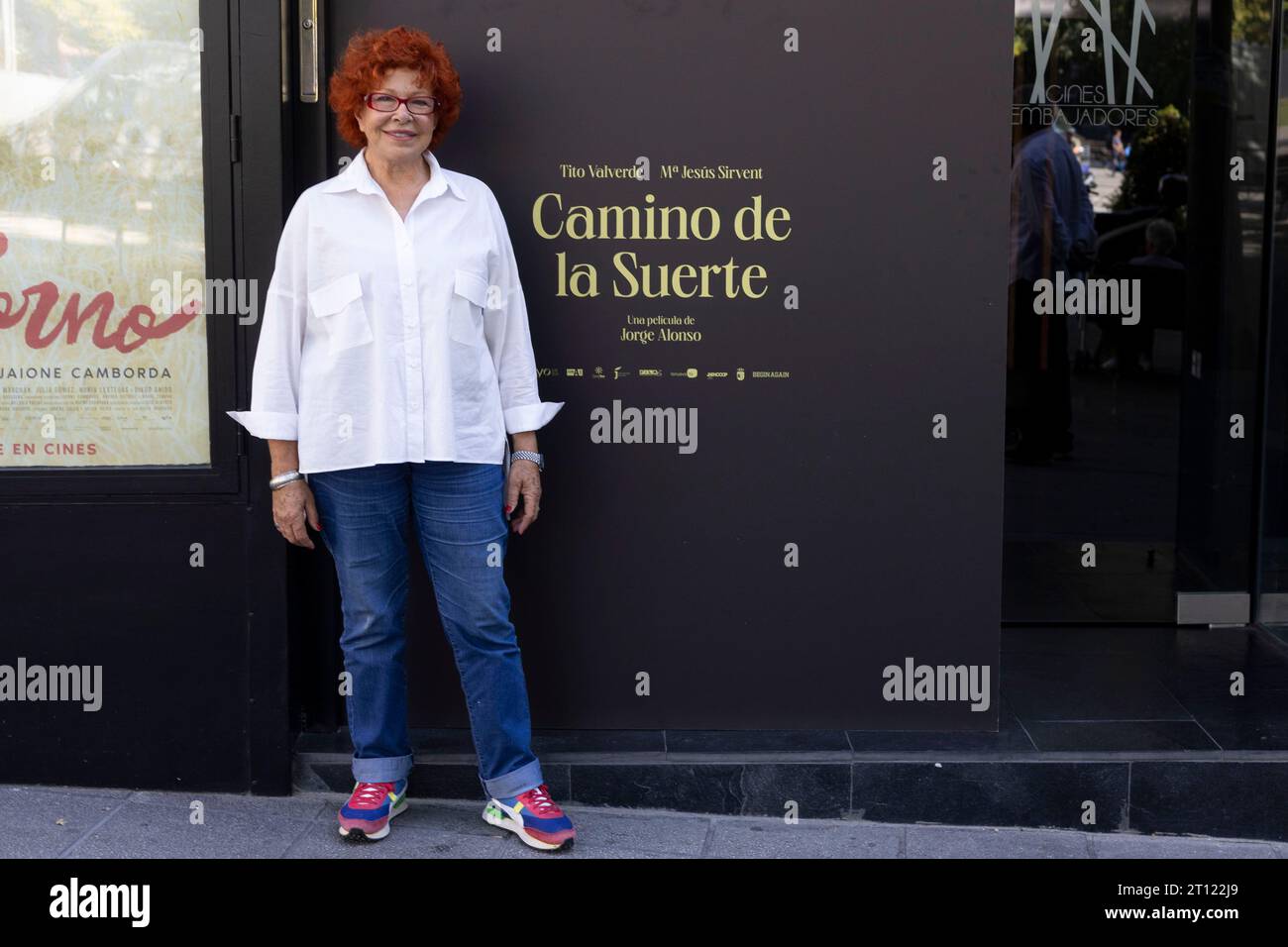 Madrid, Espagne. 10 octobre 2023. Maria Jesus Sirvent assiste au Camino de la Suerte Photocall à Madrid. Crédit : SOPA Images Limited/Alamy Live News Banque D'Images