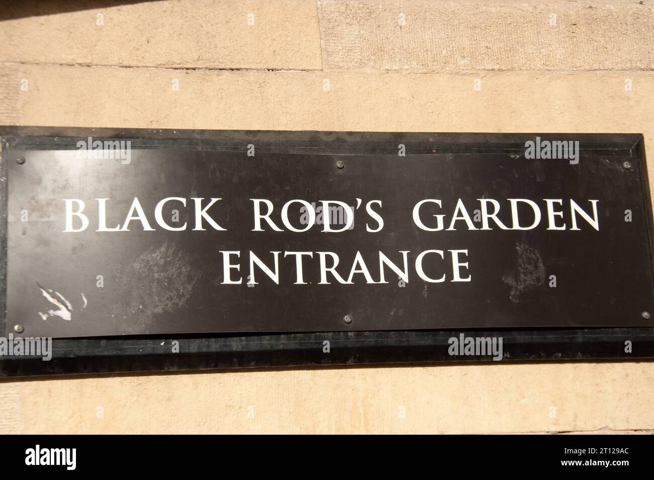 Black Rodd's Entrance to Parliament Buldings ; Westminster, Londres, Royaume-Uni Banque D'Images