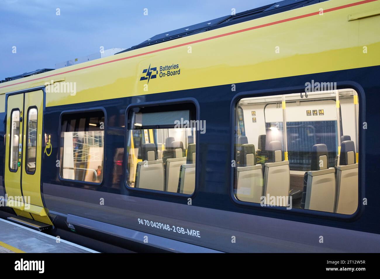 Headbolt Lane est une gare ferroviaire située à Kirkby, dans le Merseyside, en Angleterre, qui a ouvert ses portes le 5 octobre 2023. Photo de Alan Edwards pour f2images Banque D'Images