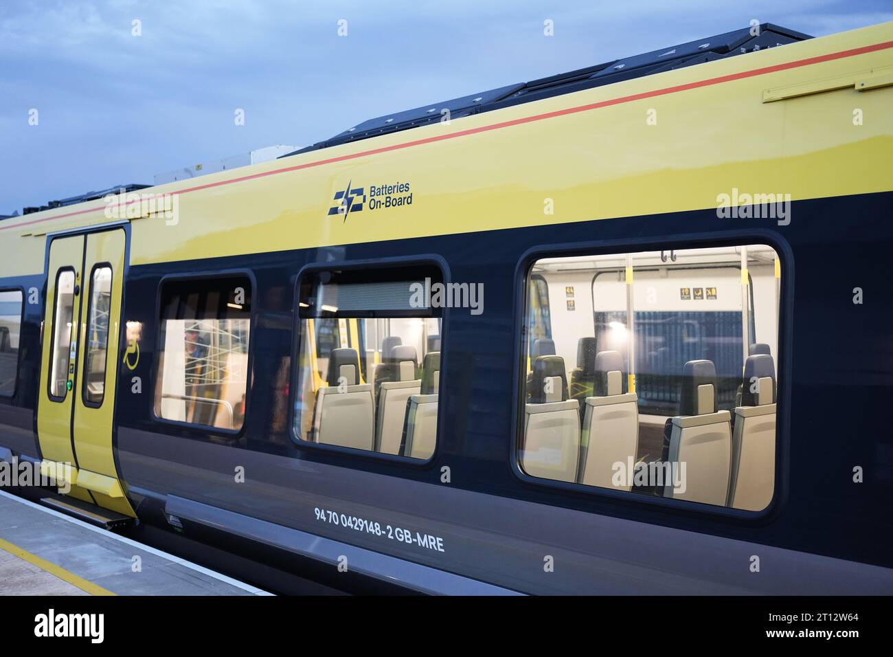 Headbolt Lane est une gare ferroviaire située à Kirkby, dans le Merseyside, en Angleterre, qui a ouvert ses portes le 5 octobre 2023. Photo de Alan Edwards pour f2images Banque D'Images