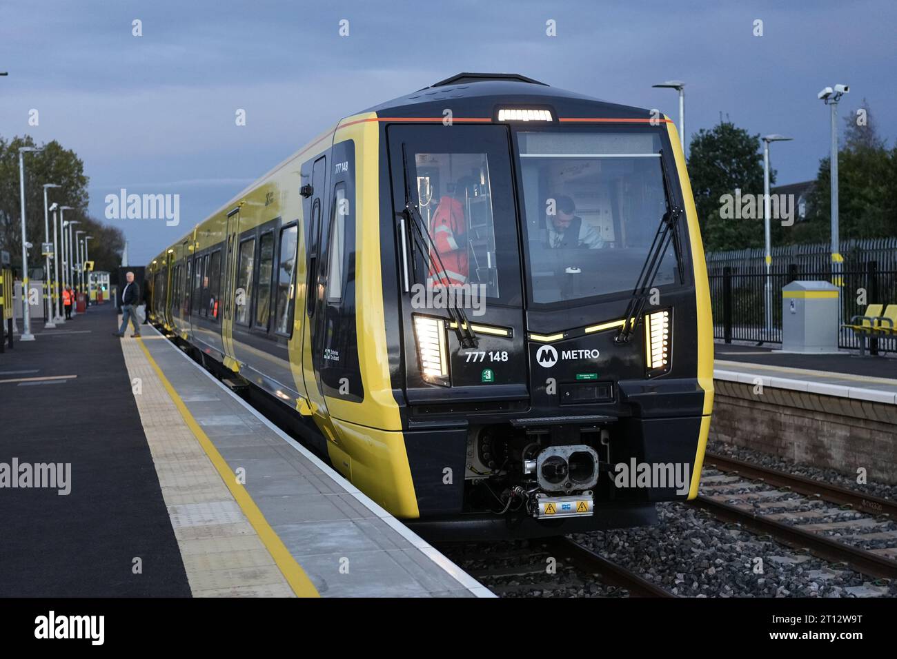 Headbolt Lane est une gare ferroviaire située à Kirkby, dans le Merseyside, en Angleterre, qui a ouvert ses portes le 5 octobre 2023. Photo de Alan Edwards pour f2images Banque D'Images
