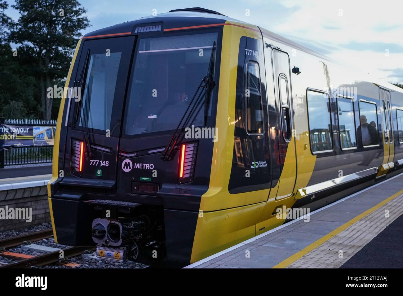 Headbolt Lane est une gare ferroviaire située à Kirkby, dans le Merseyside, en Angleterre, qui a ouvert ses portes le 5 octobre 2023. Photo de Alan Edwards pour f2images Banque D'Images