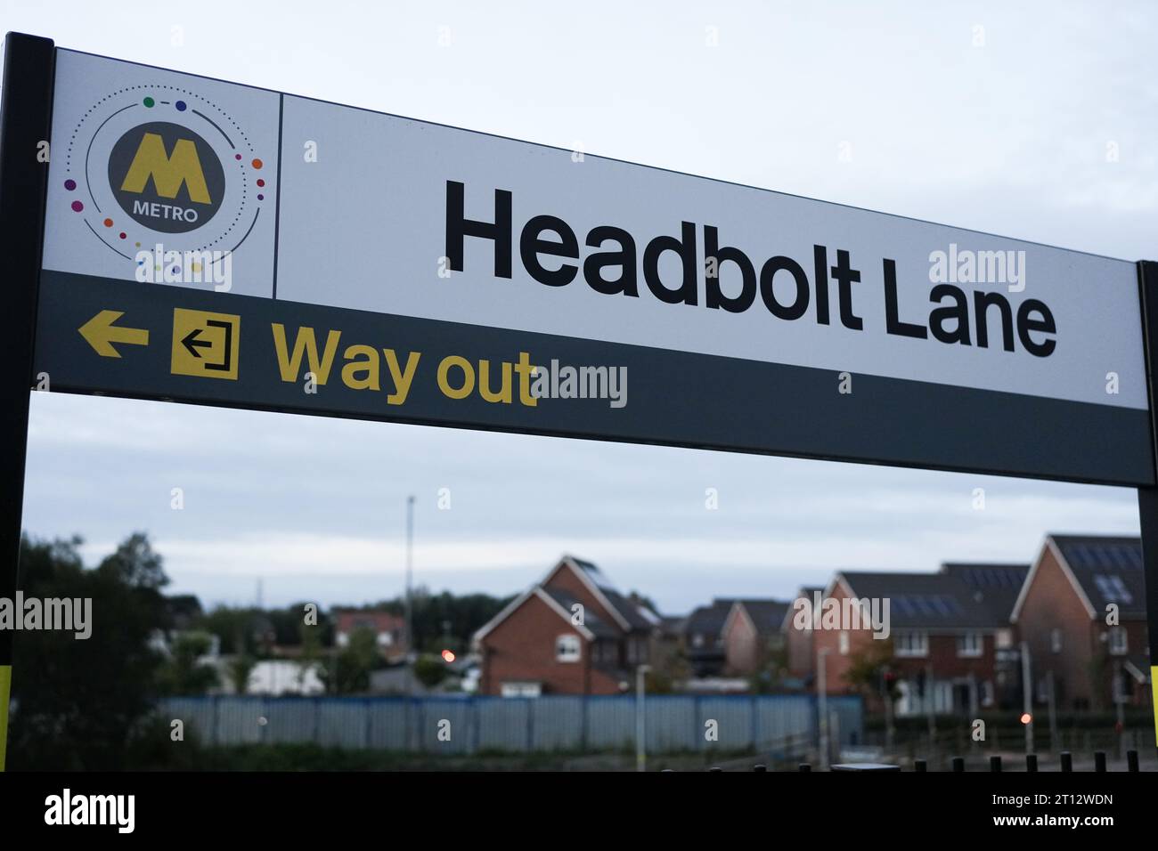 Headbolt Lane est une gare ferroviaire située à Kirkby, dans le Merseyside, en Angleterre, qui a ouvert ses portes le 5 octobre 2023. Photo de Alan Edwards pour f2images Banque D'Images