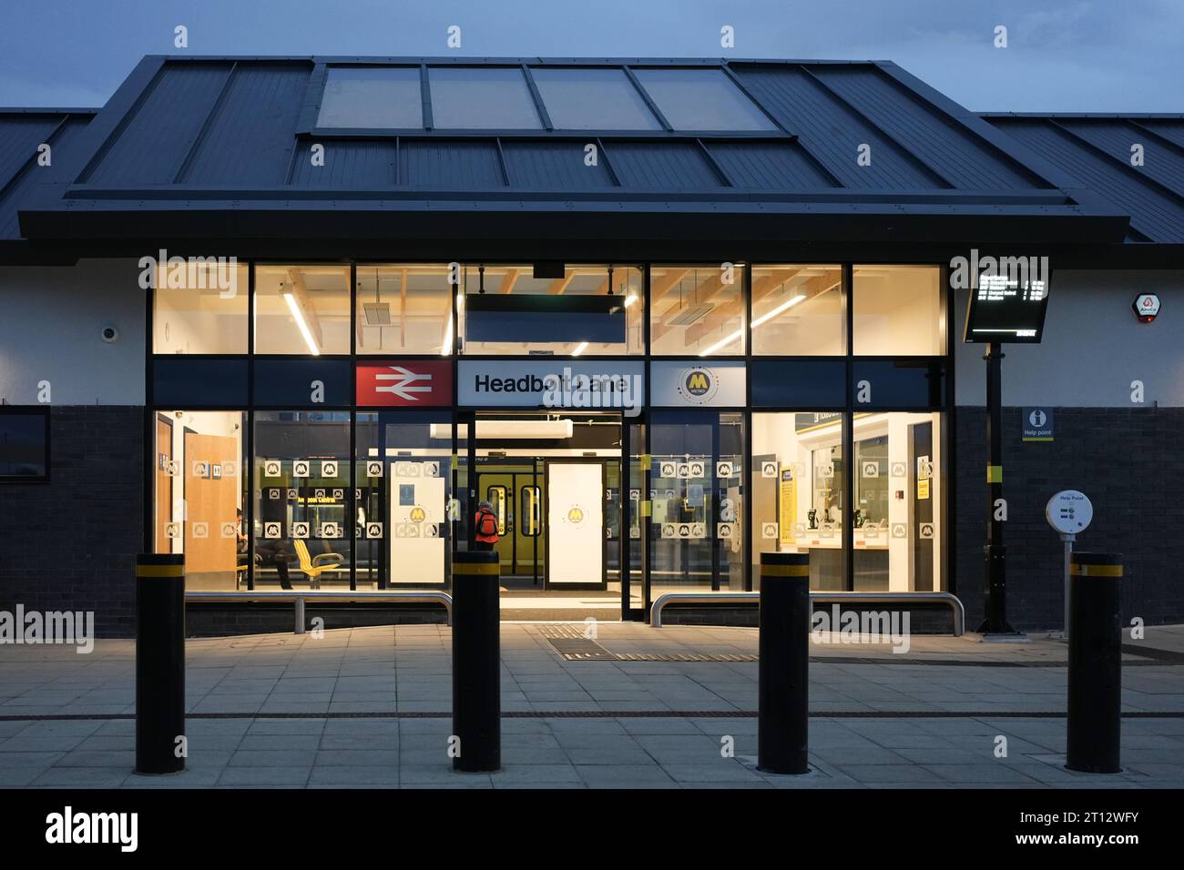Headbolt Lane est une gare ferroviaire située à Kirkby, dans le Merseyside, en Angleterre, qui a ouvert ses portes le 5 octobre 2023. Photo de Alan Edwards pour f2images Banque D'Images