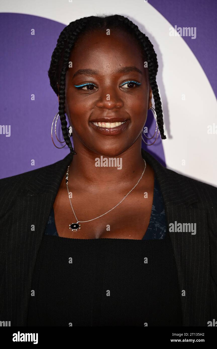 Royal Festival Hall, Londres, Royaume-Uni. 10 octobre 2023. Corinna Brown participe au FOE - 67th BFI London film Festival 2023, Londres, Royaume-Uni. Crédit : Voir Li/Picture Capital/Alamy Live News Banque D'Images