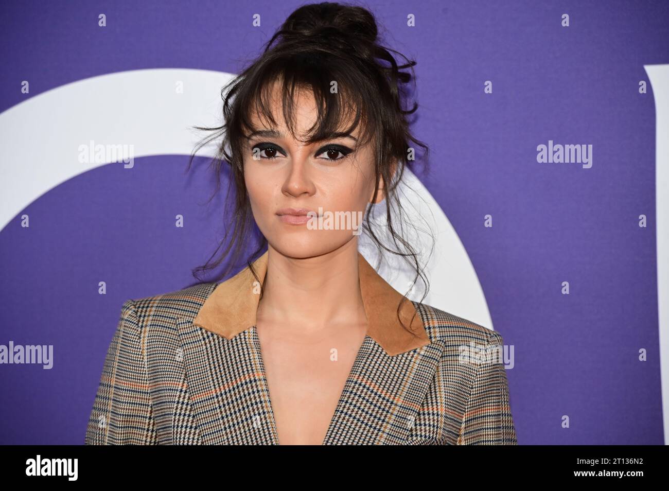 Royal Festival Hall, Londres, Royaume-Uni. 10 octobre 2023. Daisy Maskell participe au FOE - 67th BFI London film Festival 2023, Londres, Royaume-Uni. Crédit : Voir Li/Picture Capital/Alamy Live News Banque D'Images