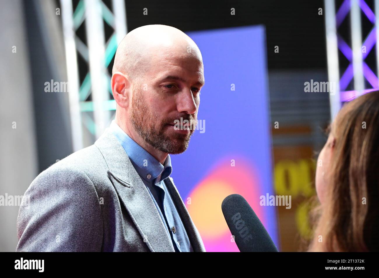 Royal Festival Hall, Londres, Royaume-Uni. 10 octobre 2023. Iain Reid participe au FOE - 67th BFI London film Festival 2023, Londres, Royaume-Uni. Crédit : Voir Li/Picture Capital/Alamy Live News Banque D'Images