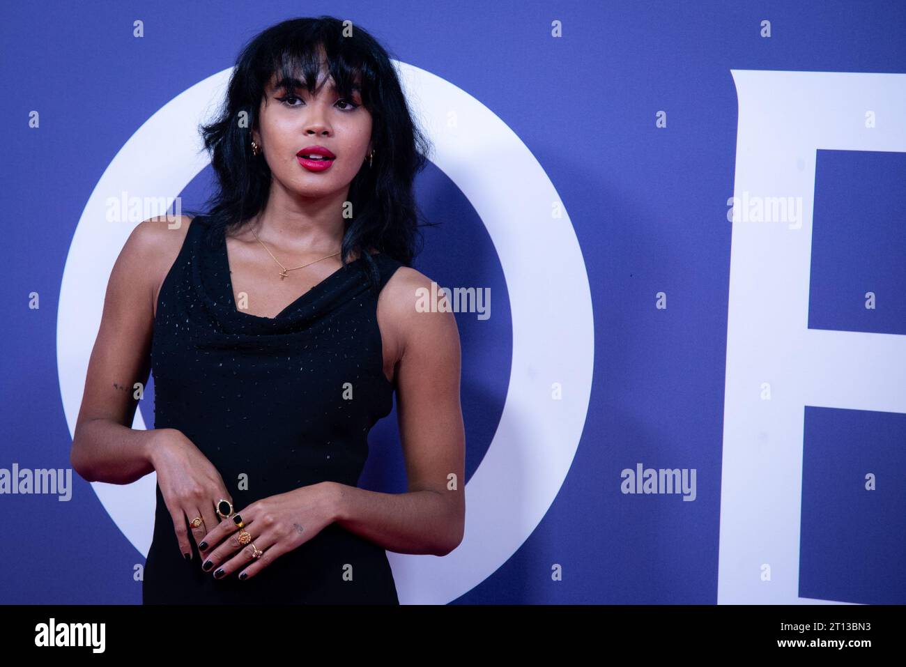 Londres, Royaume-Uni. 10 octobre 2023. Aziya Aldridge Moore assiste à la première présentation spéciale « Foe » lors du 67e BFI London film Festival au Royal Festival Hall. Crédit : SOPA Images Limited/Alamy Live News Banque D'Images