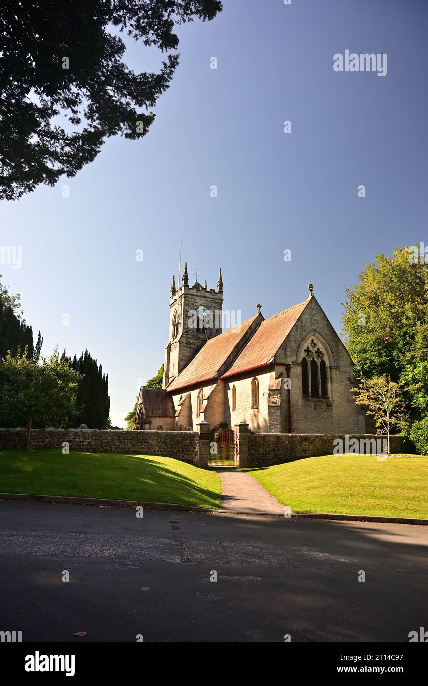 L'église paroissiale de St Paul et St Margaret à Nidd dans le North Yorkshire. Banque D'Images