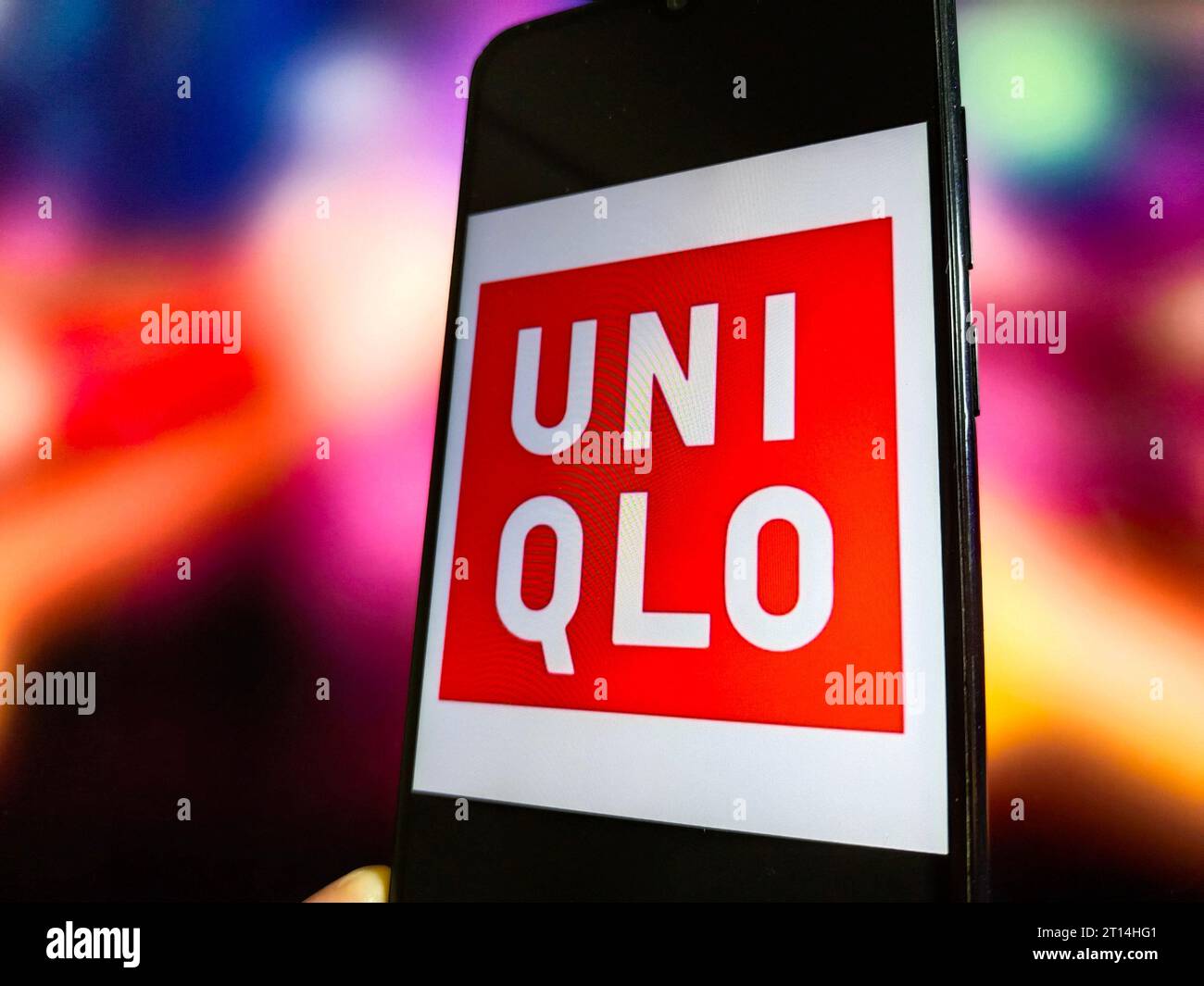 SUQIAN, CHINE - 11 OCTOBRE 2023 - illustration photo Uniqlo, Suqian, Province du Jiangsu, Chine, 11 octobre, 2023. Banque D'Images