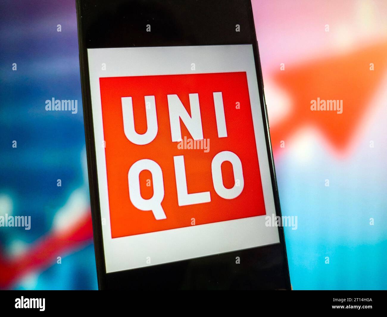 SUQIAN, CHINE - 11 OCTOBRE 2023 - illustration photo Uniqlo, Suqian, Province du Jiangsu, Chine, 11 octobre, 2023. Banque D'Images