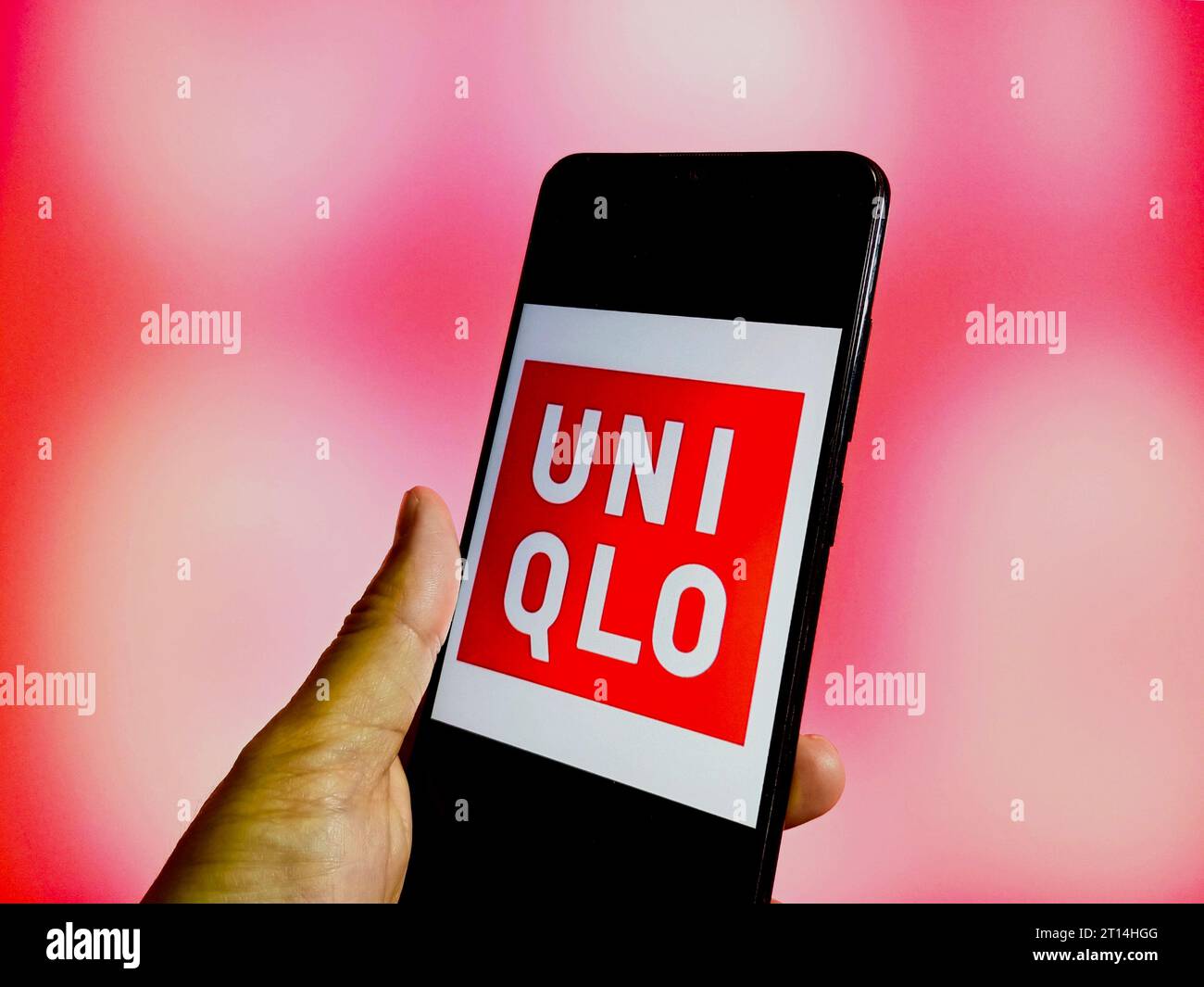 SUQIAN, CHINE - 11 OCTOBRE 2023 - illustration photo Uniqlo, Suqian, Province du Jiangsu, Chine, 11 octobre, 2023. Banque D'Images
