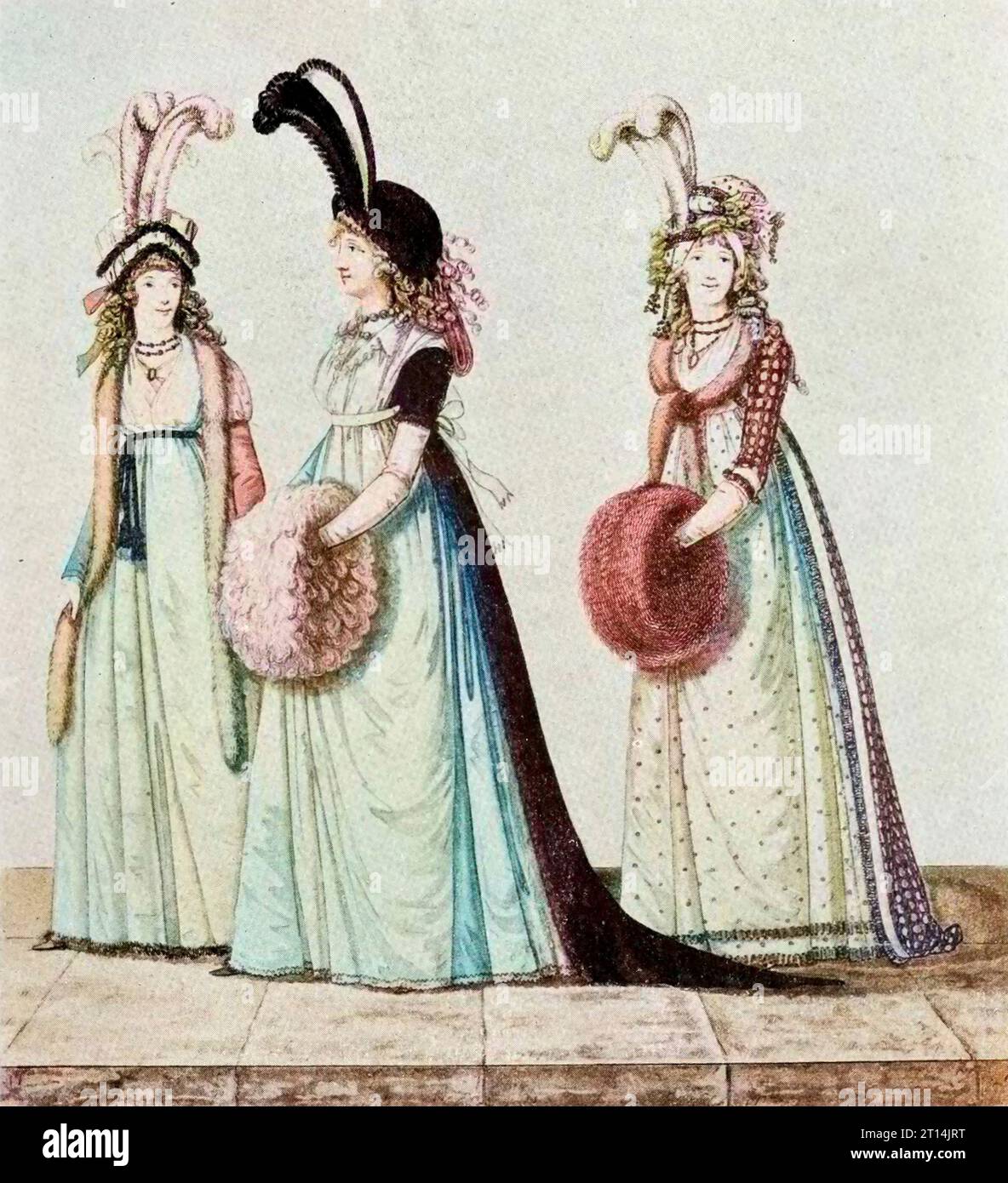 Fashion for Ladies 1795 extrait du livre ' Jane Austen and her Times ' de Mitton, G. E. (Geraldine Edith) ; Austen, Jane, 1775-1817 publication Date 1905 PublisherLondon, Methuen and co Banque D'Images