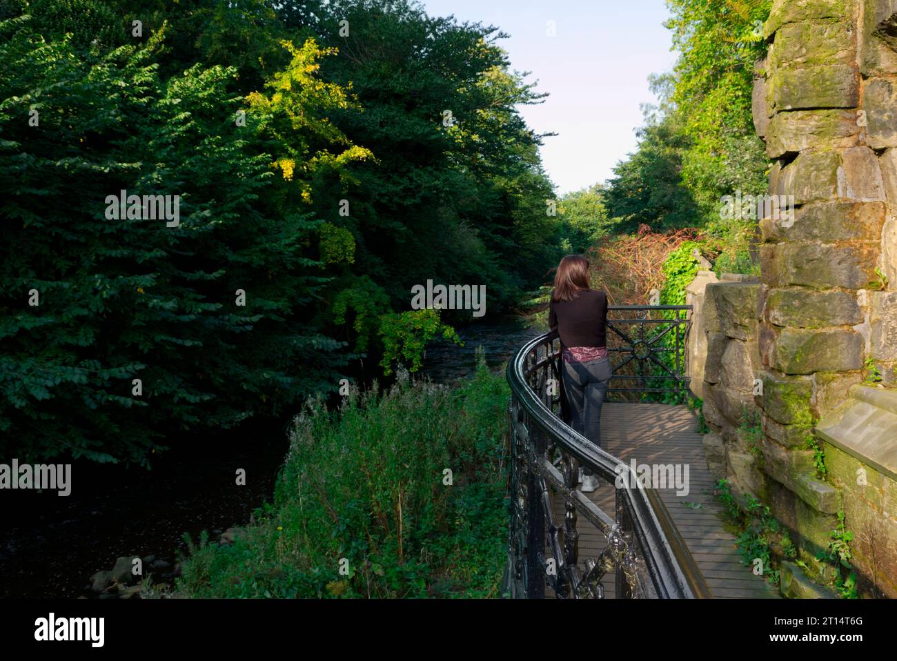 Water of Leith Walkway, Stockbridge, Édimbourg Banque D'Images