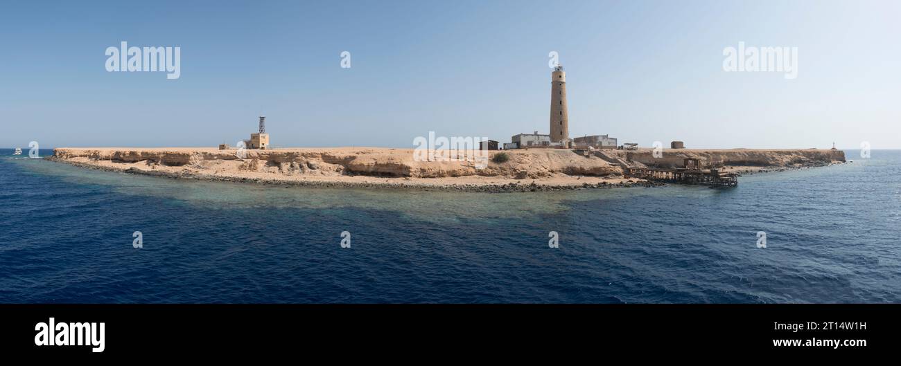Big Brother Island Mer Rouge Banque D'Images