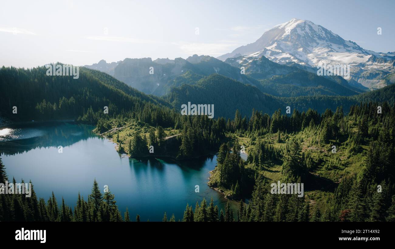 Tolmie Peak Banque D'Images