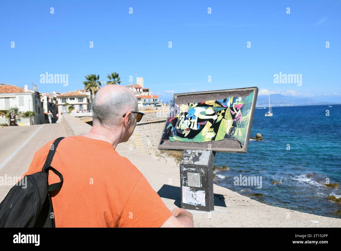 Picasso Artwork, Antibes, Côte d'Azur, France sept. 2023 Banque D'Images