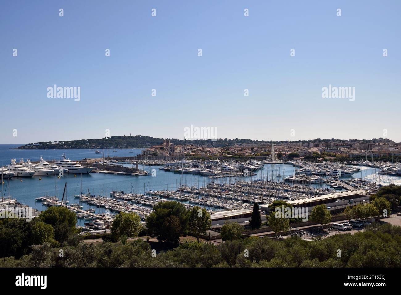 Port Vauban, Antibes, Côte d'Azur, France sept. 2023 Banque D'Images