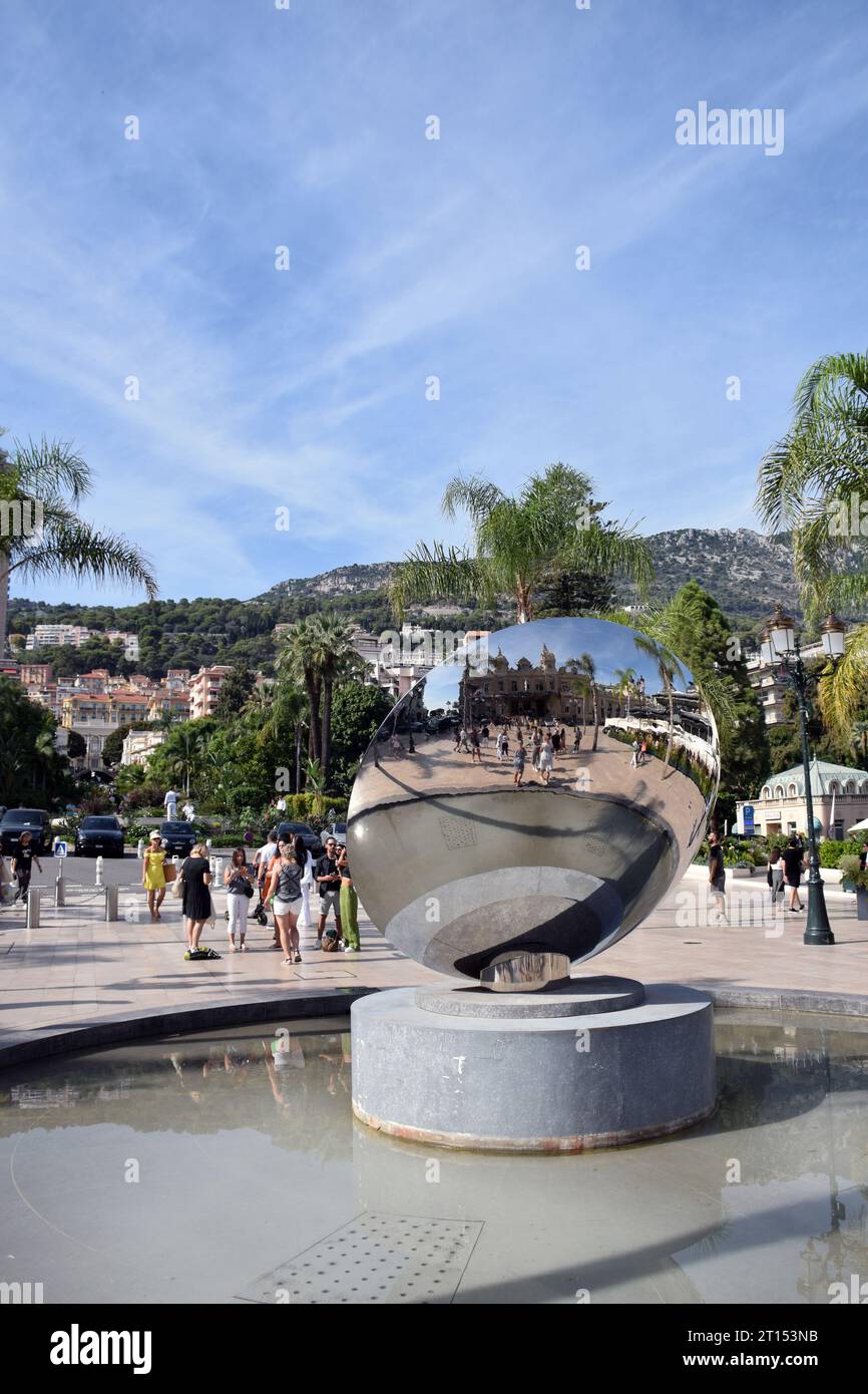 Casino extérieur, Monte Carlo, Monaco, Côte d'Azur, France Sep 2023 Banque D'Images