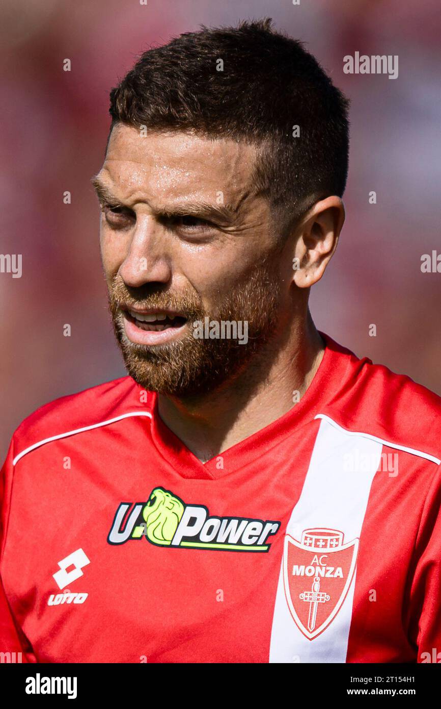 Alejandro Gomez d'AC Monza regarde pendant le match de football Serie A entre AC Monza et US Salernitana. Banque D'Images