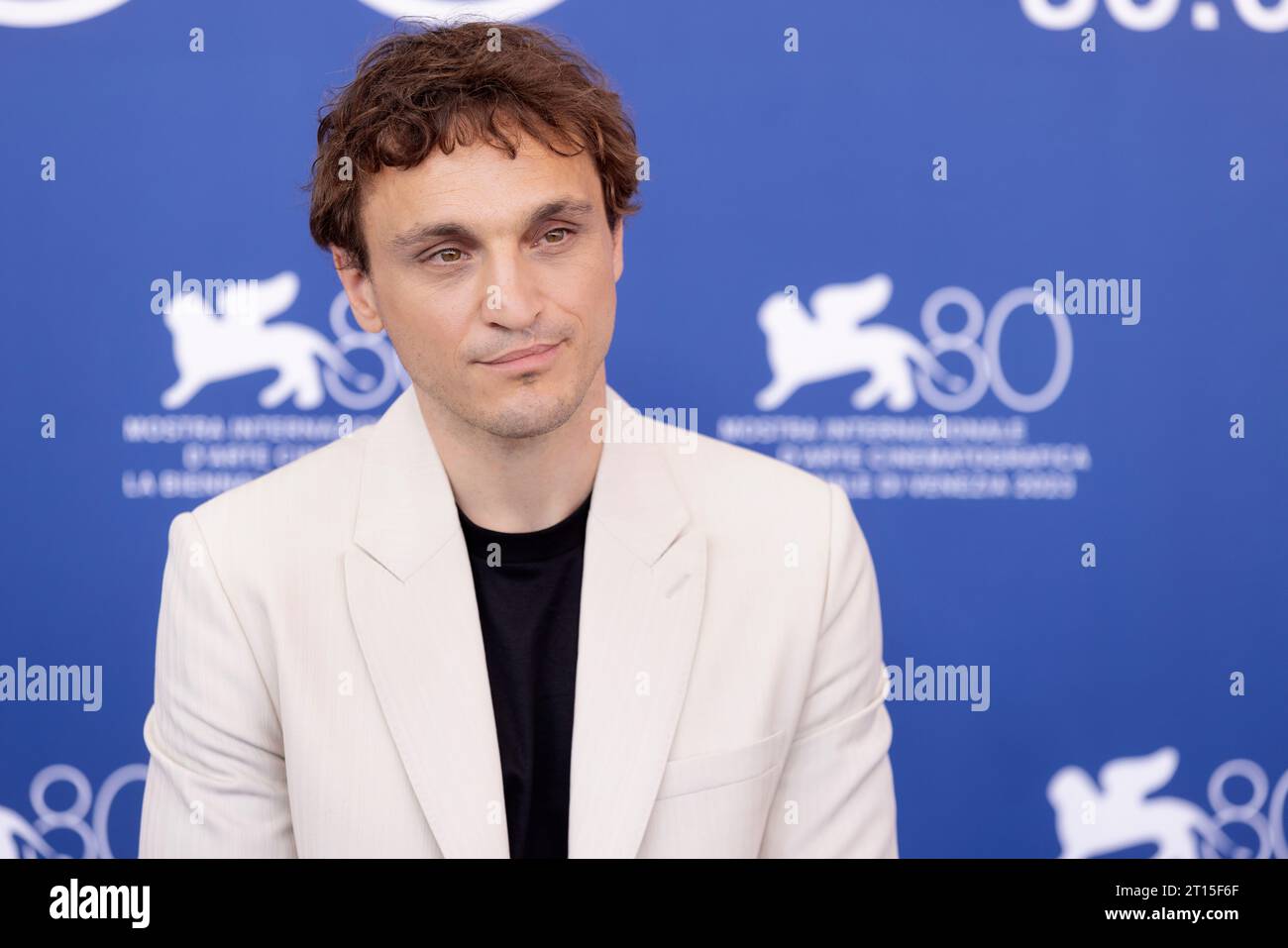 VENISE, ITALIE - SEPTEMBRE 7 : l'acteur Franz Rogowski assiste à la photo-call du film 'Lubo' au 80e Festival du film de Venise le 7 septembre 2023 à Banque D'Images