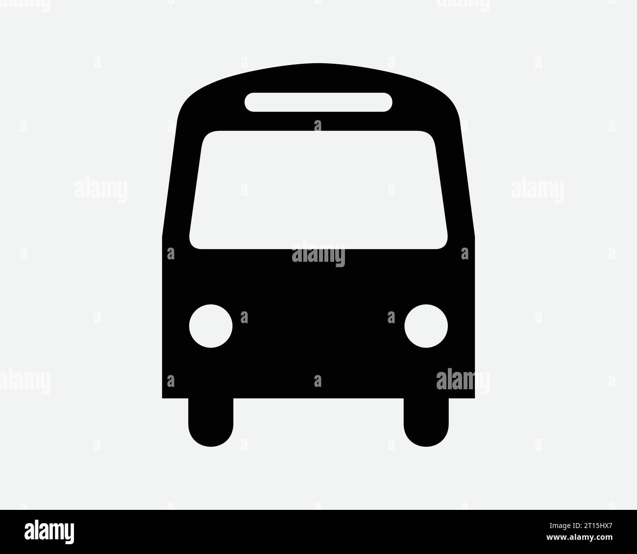 Bus vue de face véhicule de transport public Van Traffic Stand Arrêt Station Voyage Tour École Noir blanc forme icône signe symbole EPS Vector Illustration de Vecteur Bus vue de face véhicule de transport public Van Traffic Stand Arrêt Station Voyage Tour École Noir blanc forme icône signe symbole EPS Vector Illustration de Vecteur