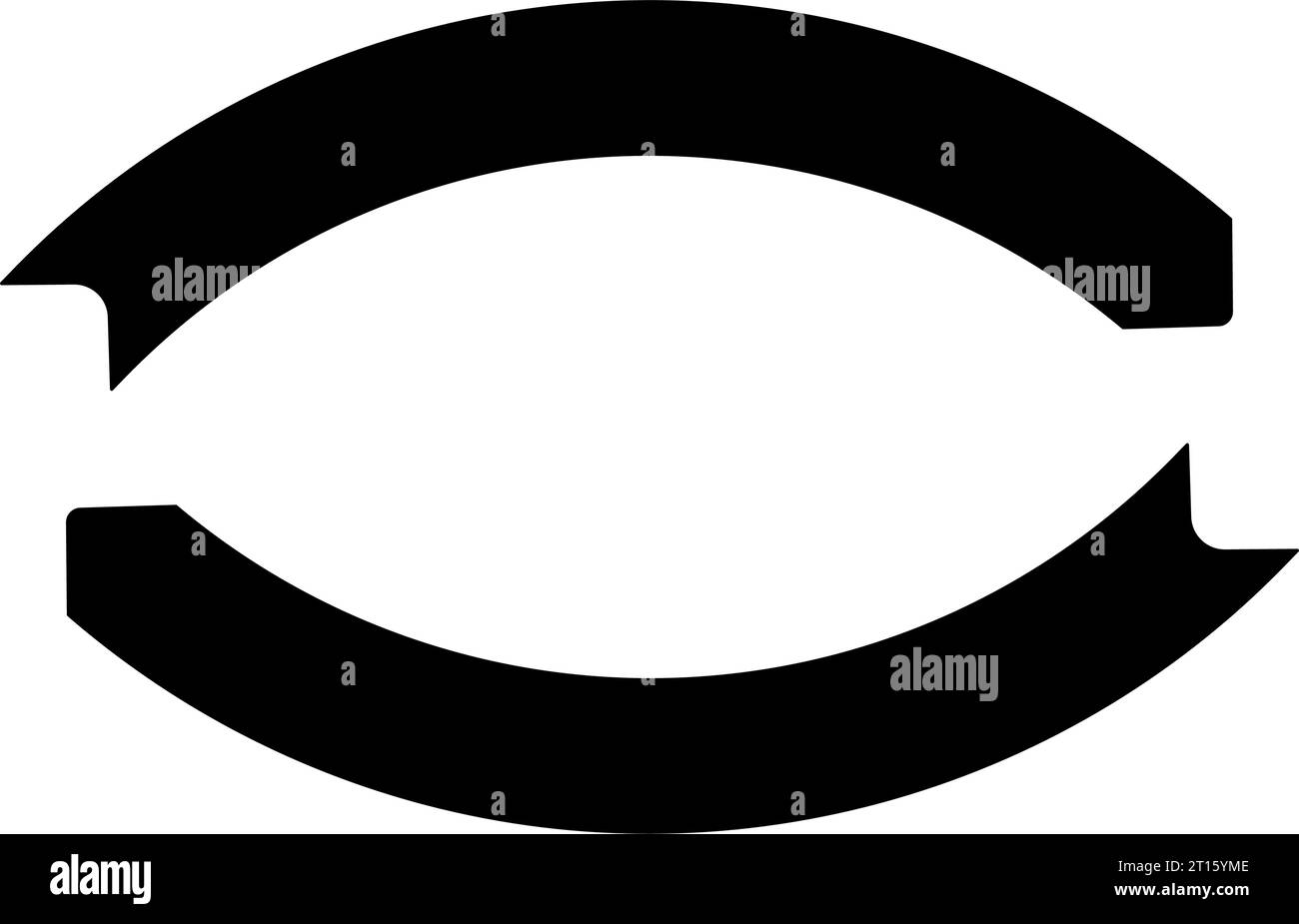 Symbole d'icône de flèche double. Illustration vectorielle Illustration de Vecteur